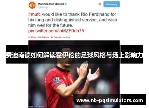 费迪南德如何解读霍伊伦的足球风格与场上影响力
