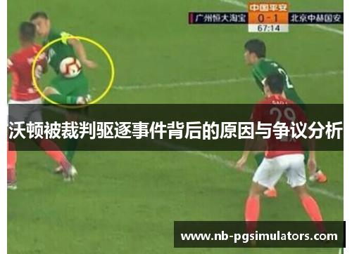 沃顿被裁判驱逐事件背后的原因与争议分析